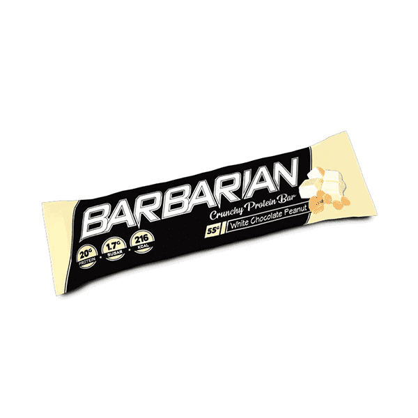 Barbarian-בוטנים בשוקולד לבן חטיף בודד ברבריאן