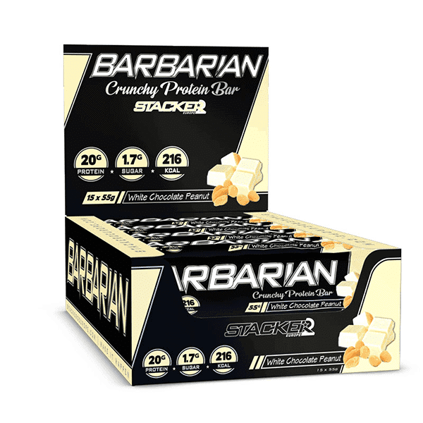 Barbarian-בוטנים בשוקולד לבן חטיף ברבריאן
