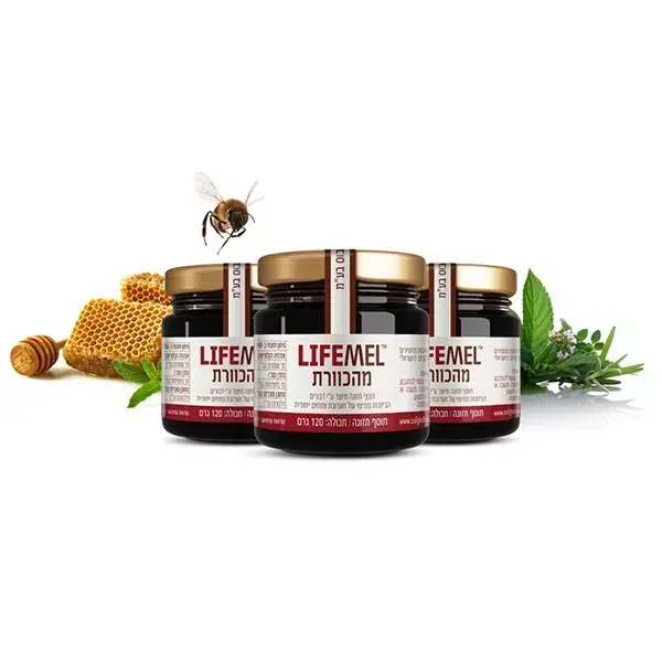 לייף מל LIFEMEL מהכוורת – 120 גרם – צוף גלובוס – מארז שלישייה