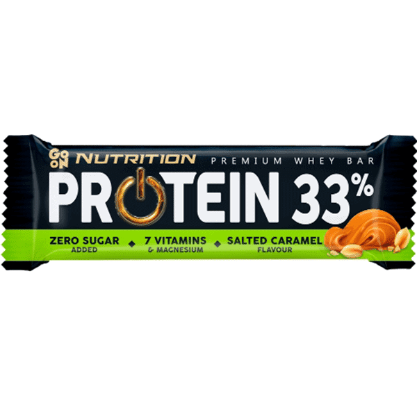פרוטאין 33% חטיף חלבון - Go On Nutrition - PROTEIN 33% - בטעם קרמל