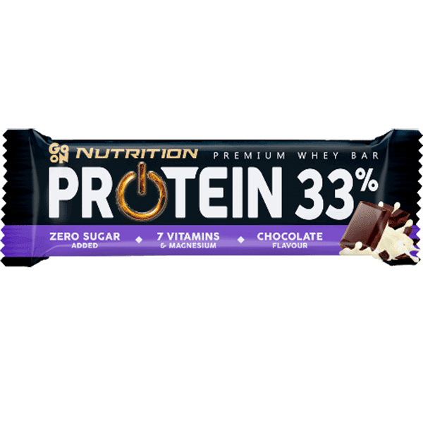 פרוטאין 33% חטיף חלבון - Go On Nutrition - PROTEIN 33% - בטעם שוקולד