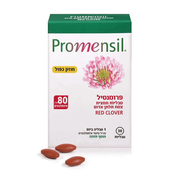 פרומנסיל טבליות תמצית תלתן אדום – 30 טבליות – Promensil