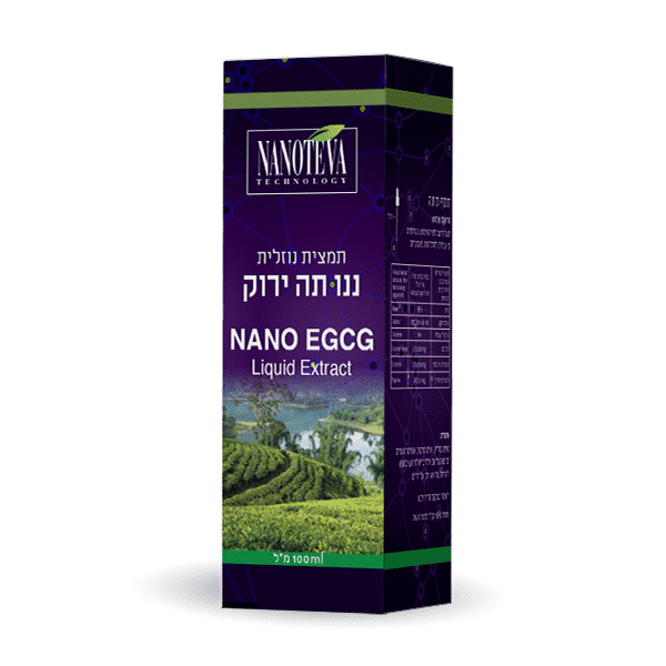 ננו תה ירוק EGCG – מכיל 100 מ”ל – ננוטבע