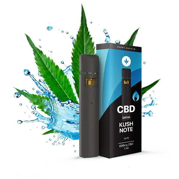 וייפ אידוי CBD בטעם קוש נוט – 650 מ״ג – הפי וייפ Happy Vape