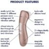ויברטור יונק ורוטט סטיספייר פרו 2 פלוס satisfyer pro 2 plus - סטיספייר