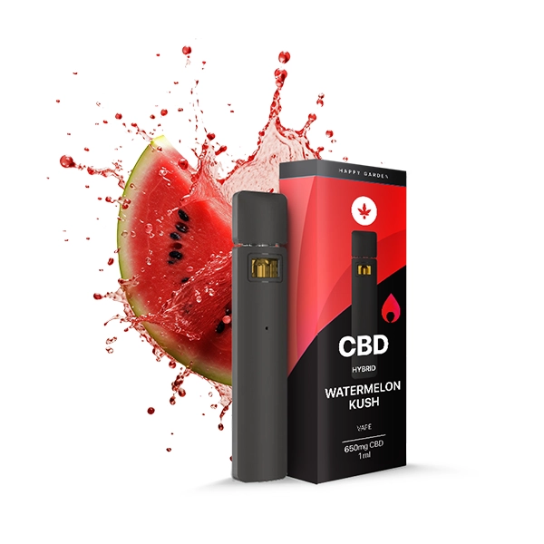 וייפ אידוי CBD בטעם אבטיח – 650 מ״ג – הפי וייפ Happy Vape