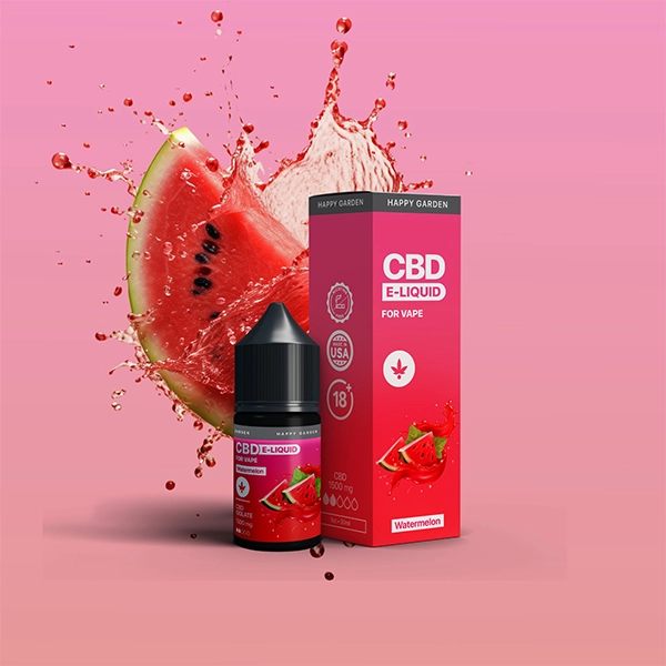 נוזל אידוי CBD בטעם אבטיח – 1000 מ״ג – הפי וייפ Happy Vape
