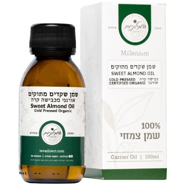שמן שקדים אורגני – 100 מ”ל – המילניום